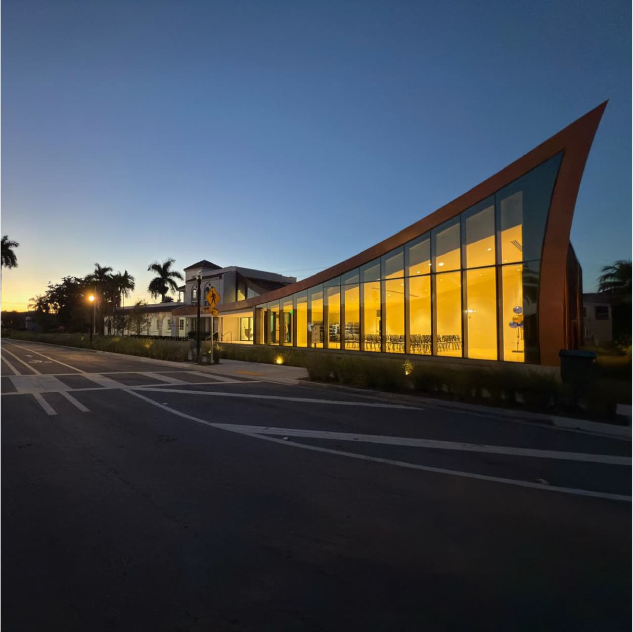 Contemporary arts and culture center with flexible gallery spaces in Hollywood, Florida