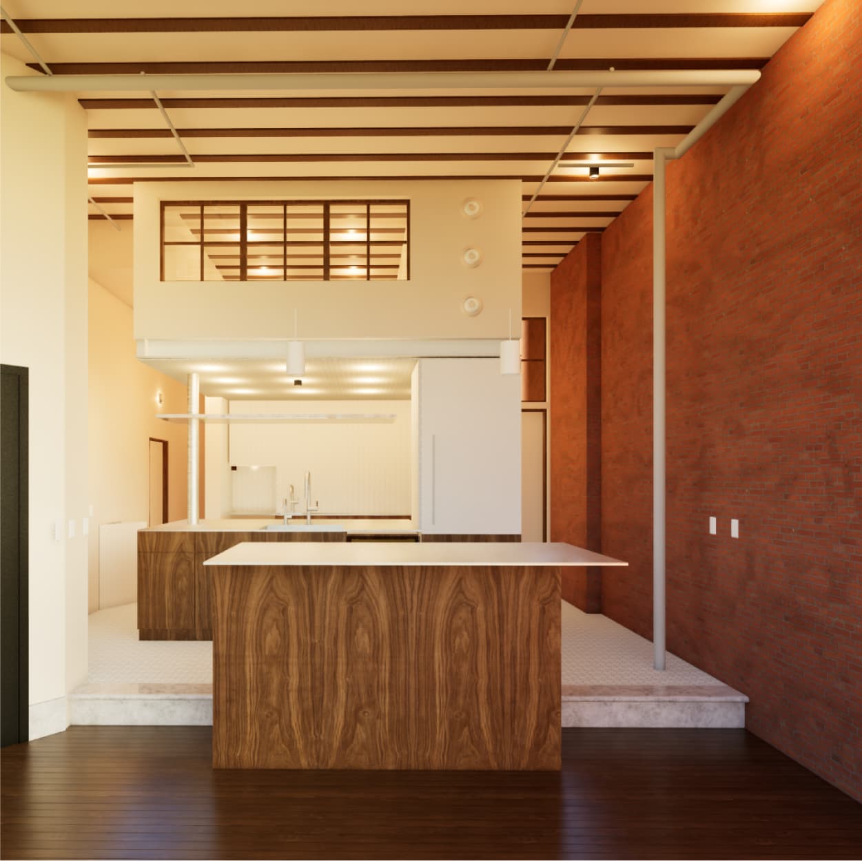 Minimalist SoHo loft conversion with clean lines and open spatial planning