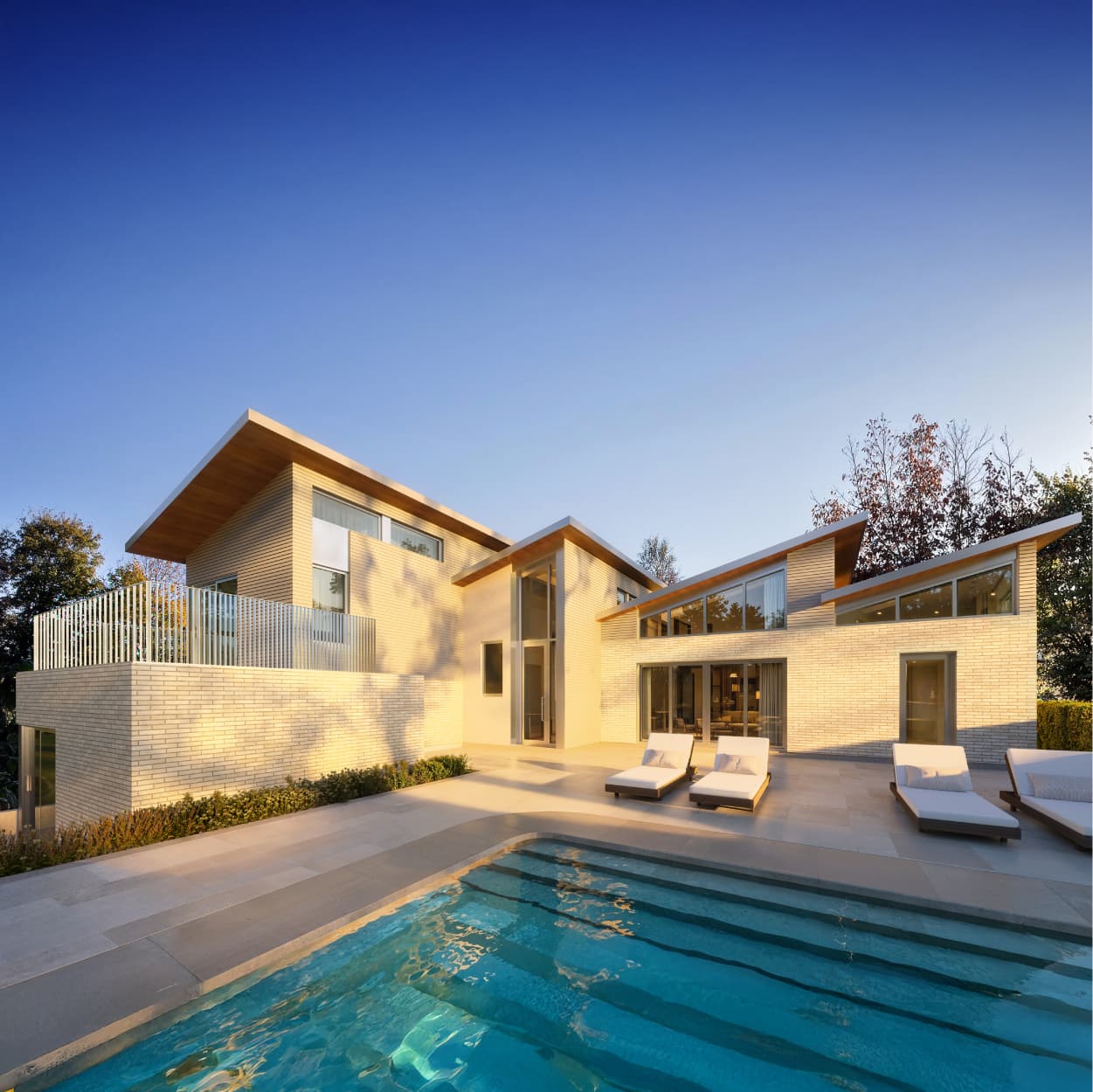 Resilient modern home rebuilt after fire with premium finishes in Altadena