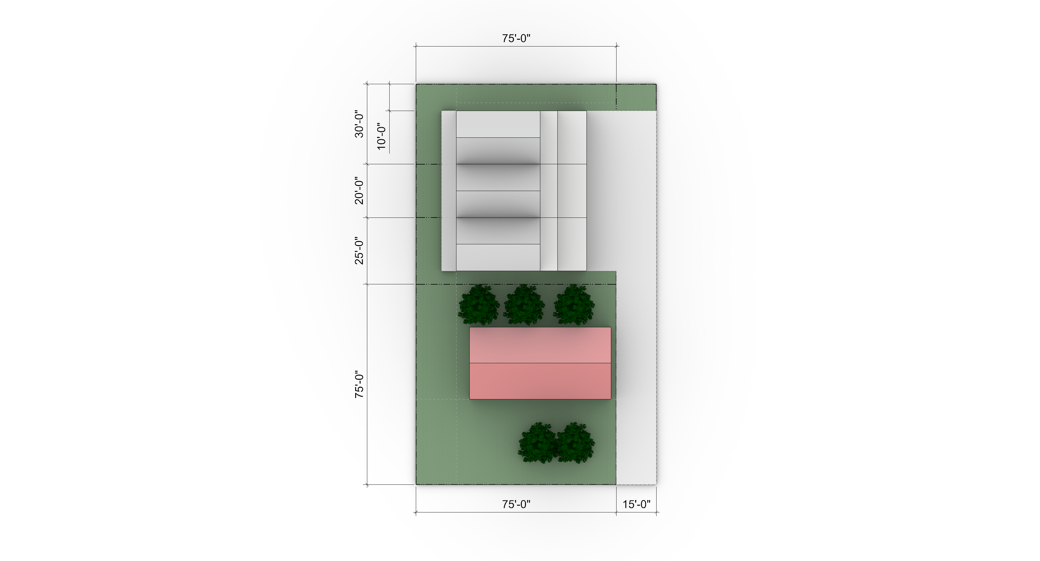 Top-down site plan